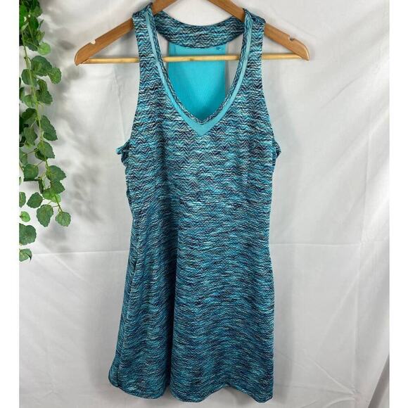 MPG Space Dye Blue Tank Dress M - Picture 2 of 5